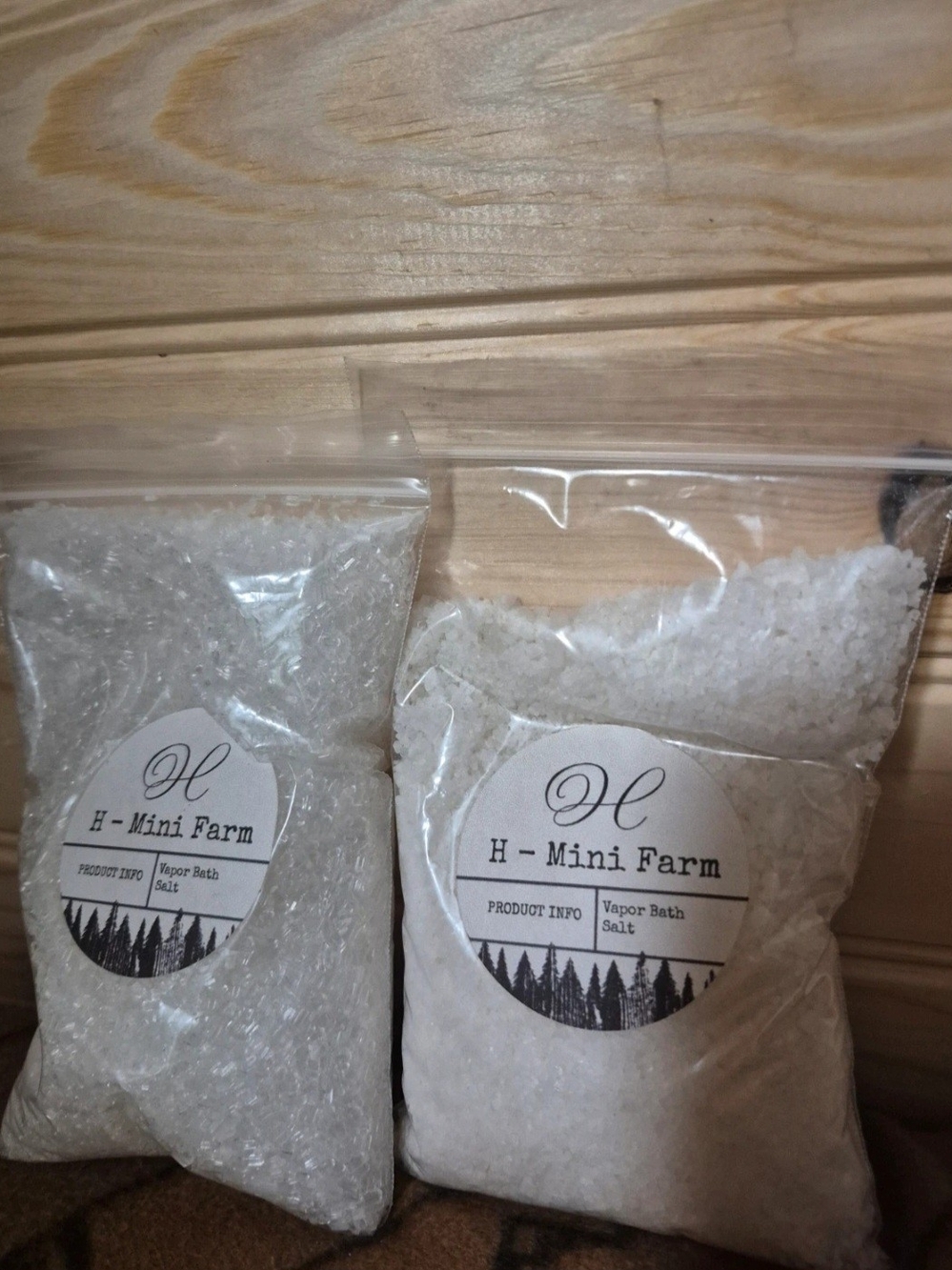 White Vapor Bath Salts - Relaxing Bath Soak
